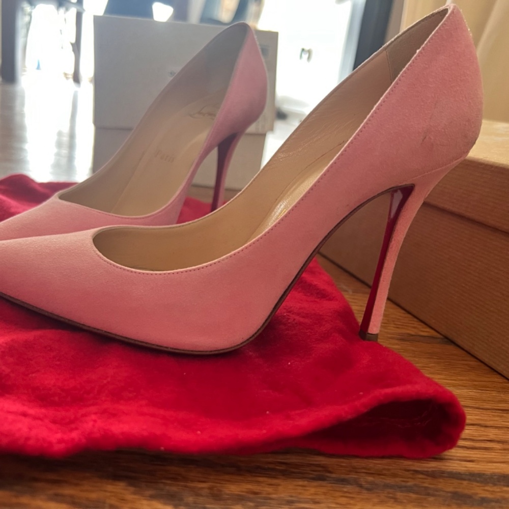 Christian Louboutin Decoltish 100 suede dolly - Picture 3 of 6